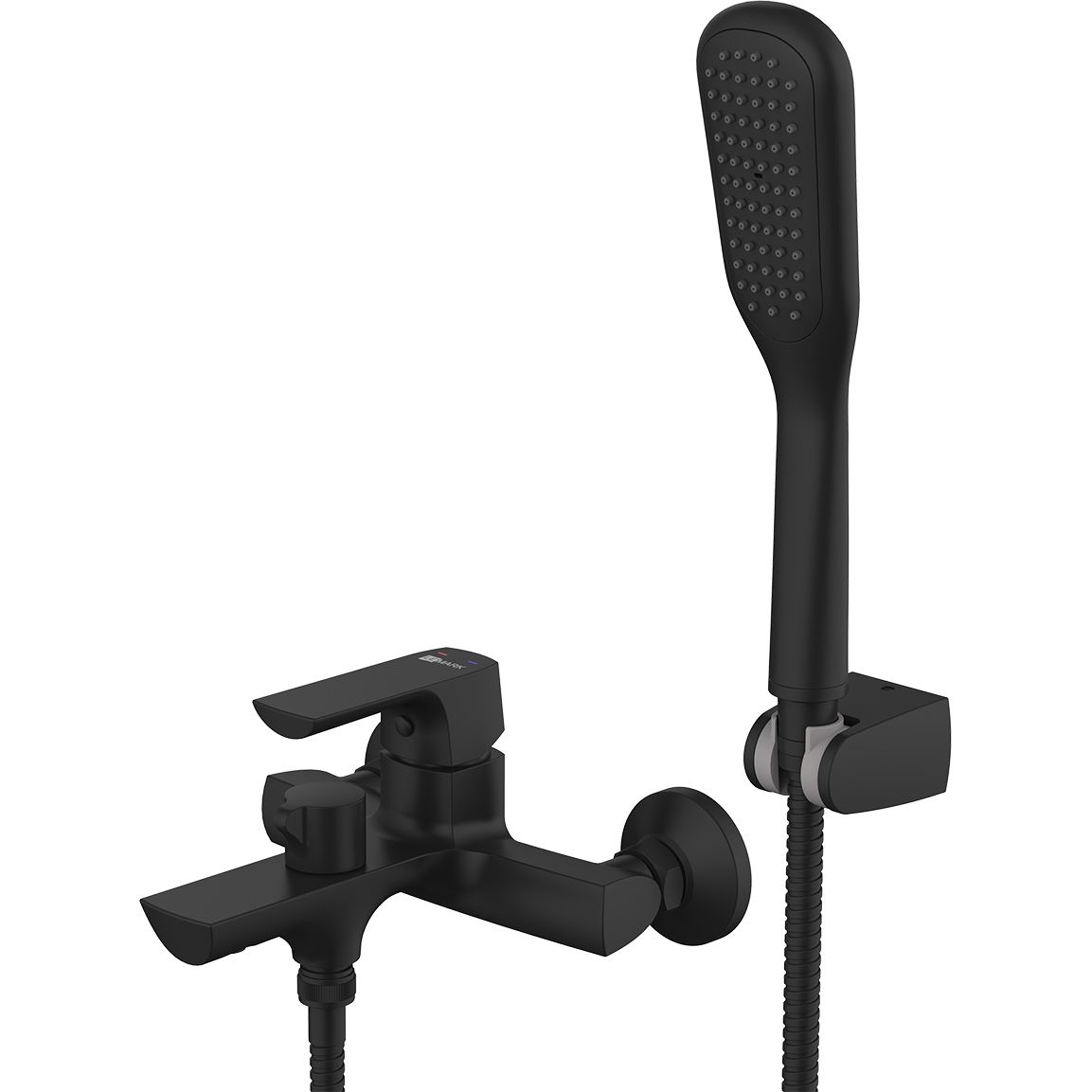 Смеситель для ванны с монолитнымизливом Lemark Ursus, LM7214BL