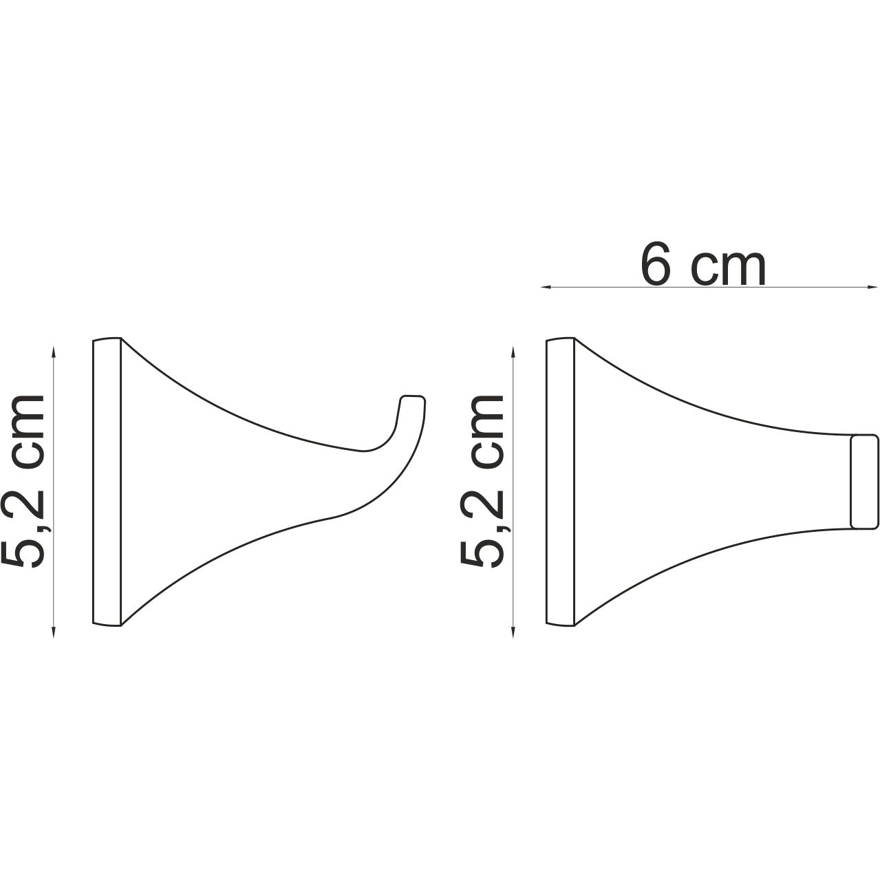 Крючок WasserKRAFT Wern, K-2523