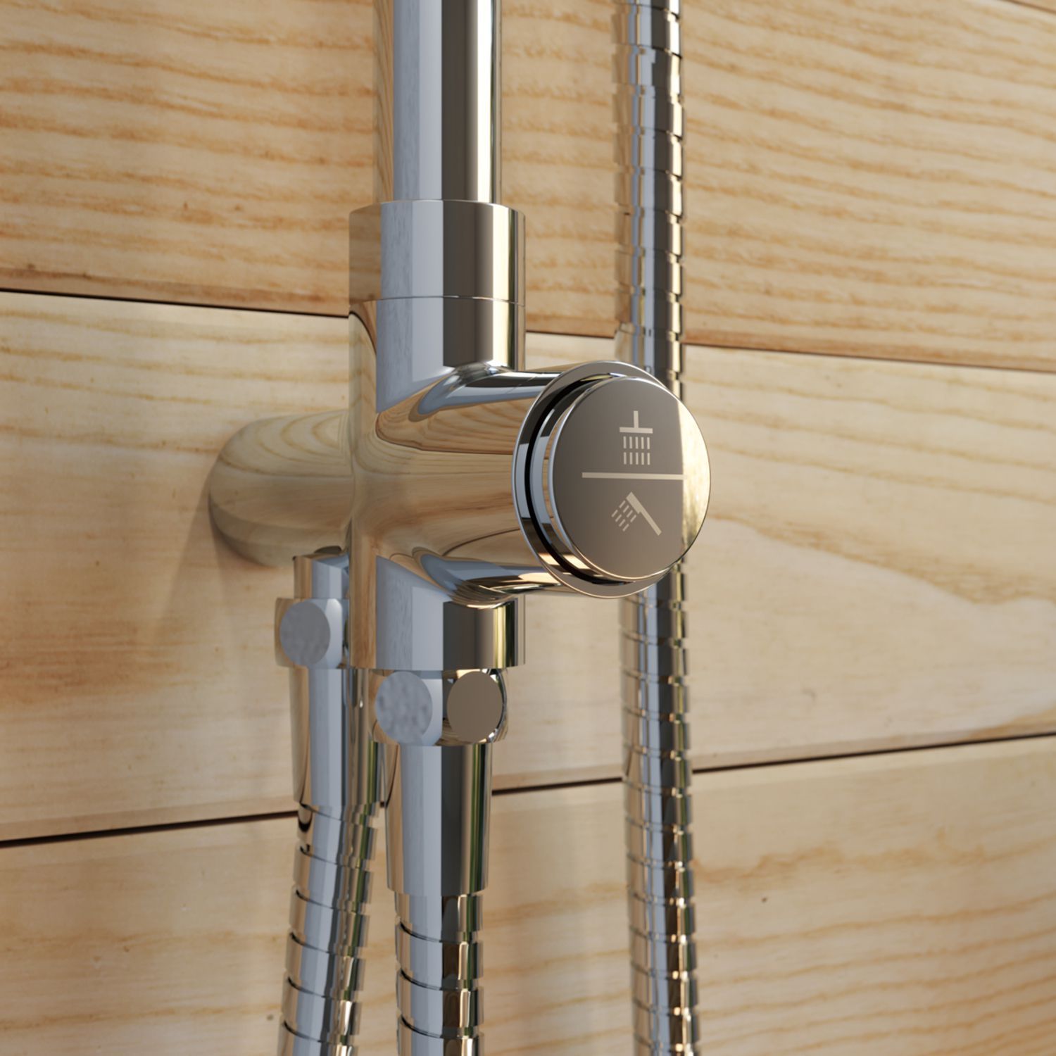 Душевой гарнитур с верхней лейкой, Iddis SpaHome, SPA3F0Ci76