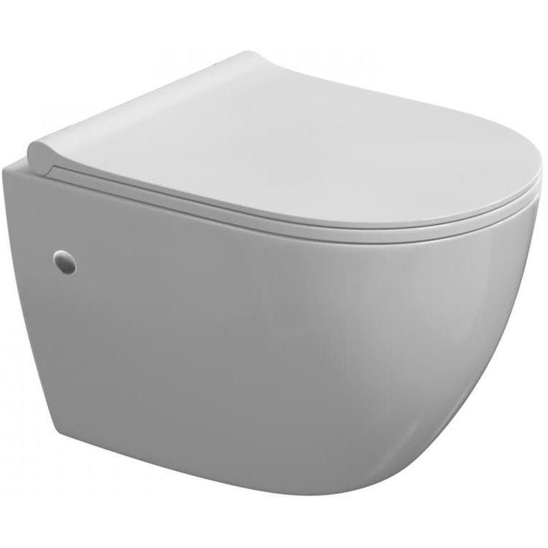 Унитаз подвесной Berges Okus с тонким сиденьем, 082127