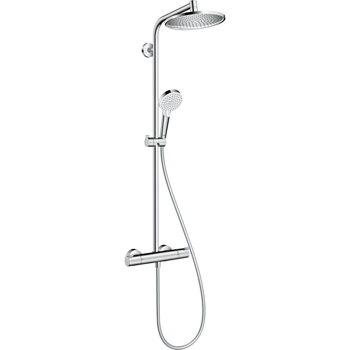 Душевая система Hansgrohe Crometta S 240 Showerpipe EcoSmart, 27268000