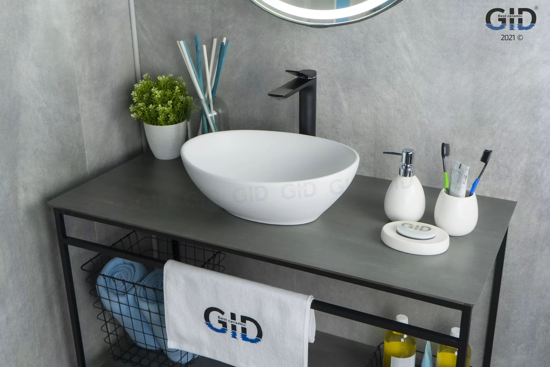 Умывальник Gid N900 41x34, 51164