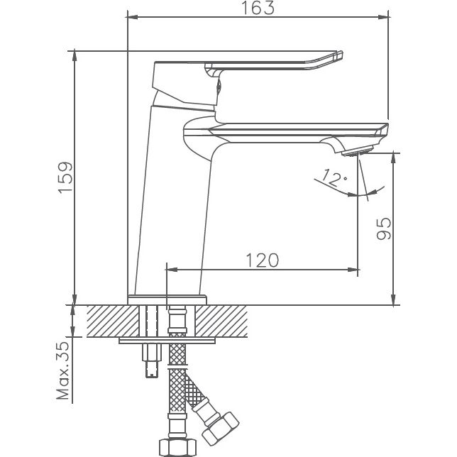 Смеситель для раковины Haiba HB10556