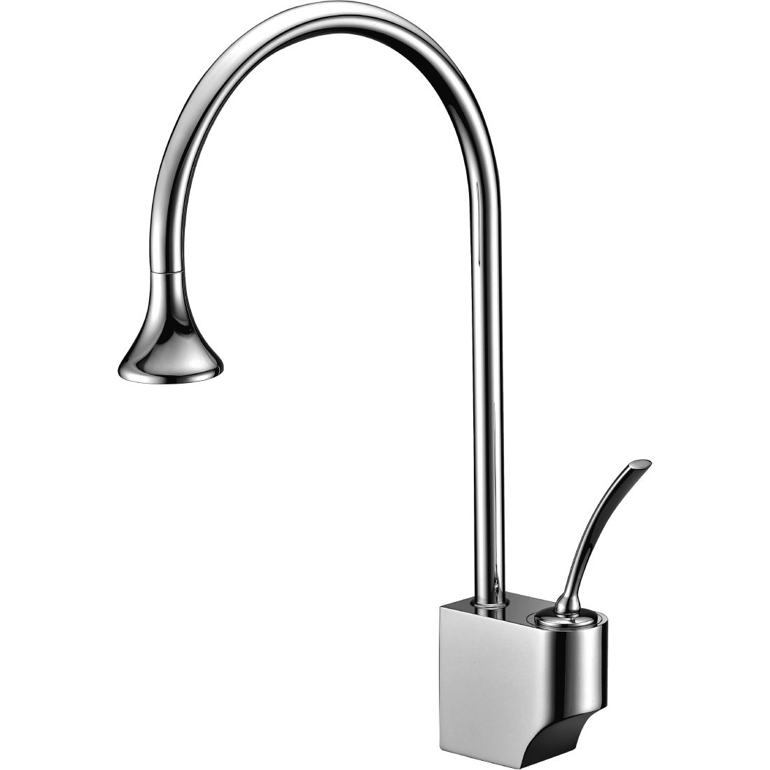 Смеситель для кухни с высоким поворотным изливом Lemark Soul, LM6005C