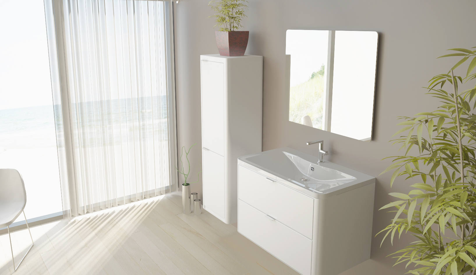 Раковина Andrea Atlantika 800, 80x45.5