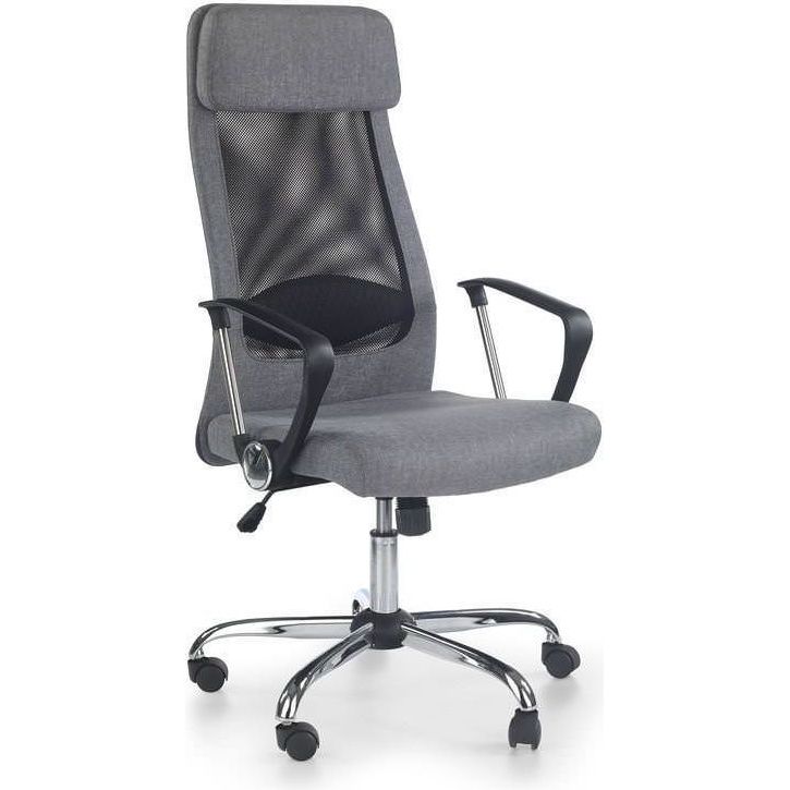 Кресло компьютерное Halmar Zoom черно-серый, V-CH-ZOOM-FOT