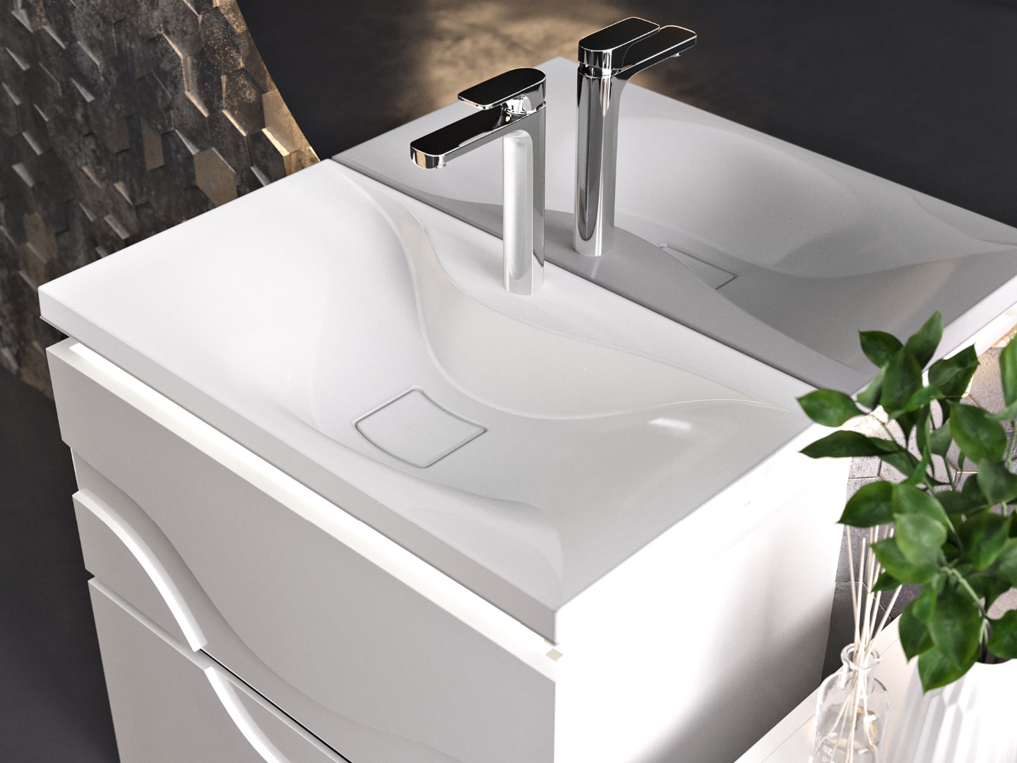 Раковина Andrea Family 800, 80x44.5