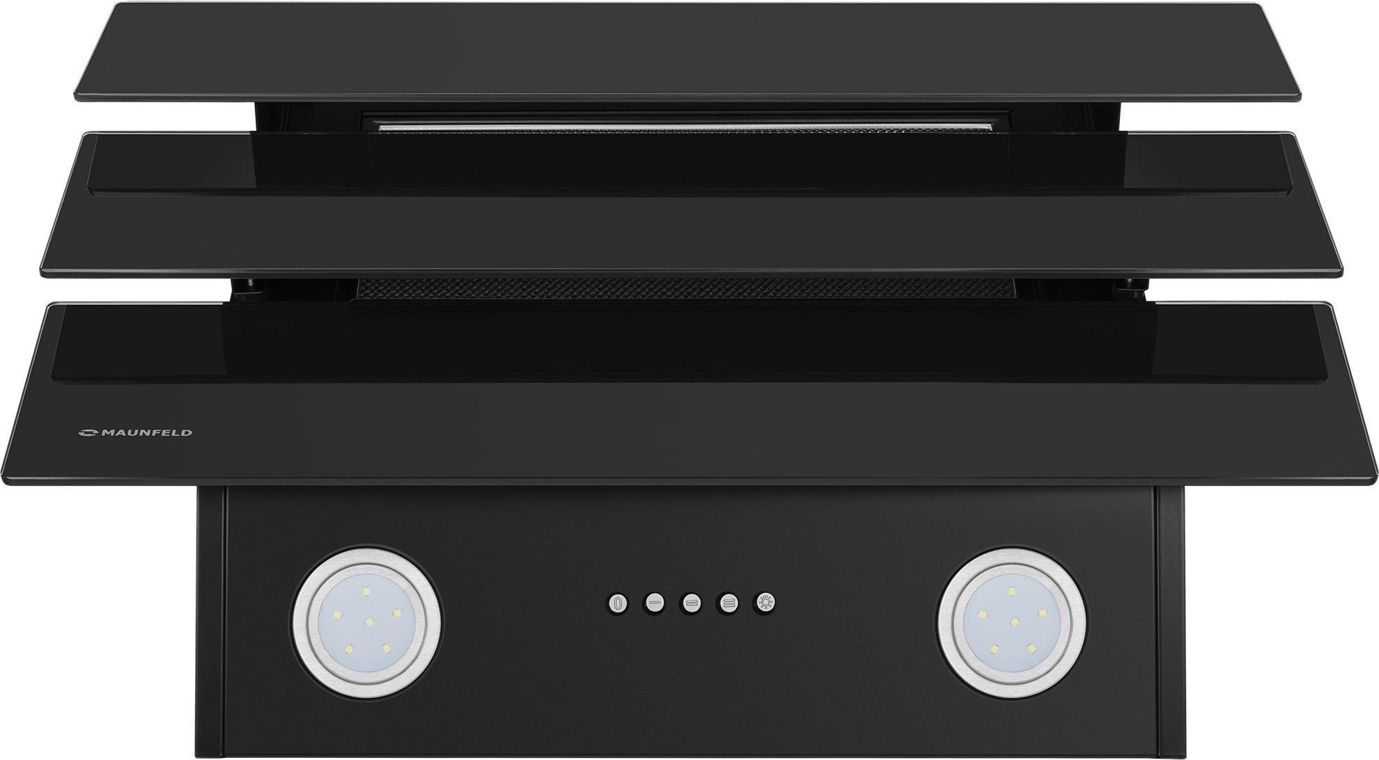 Кухонная вытяжка Maunfeld Cascada Push 60 черный