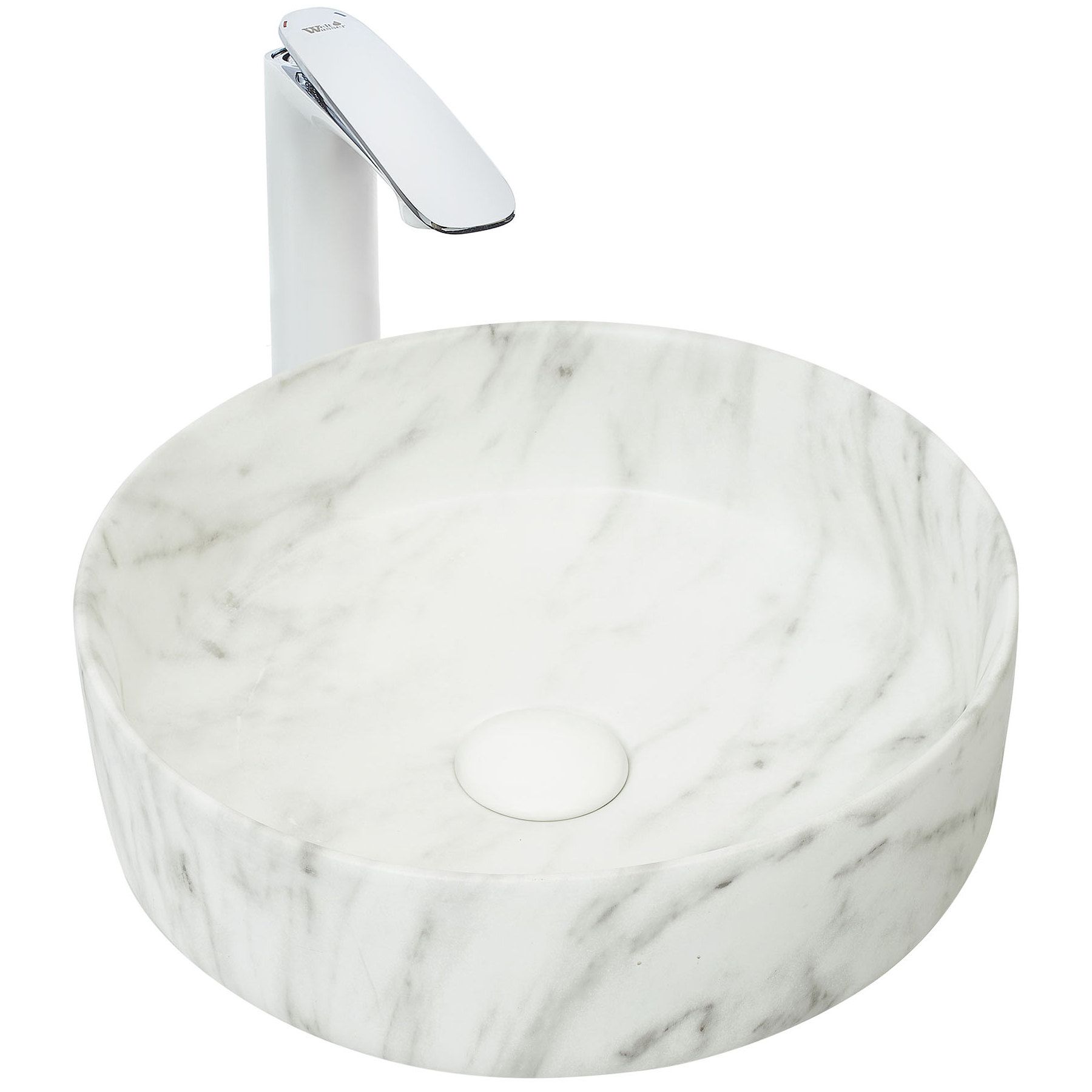 Раковина накладная WeltWasser ELBACH 3134 M820 35.5x35.5