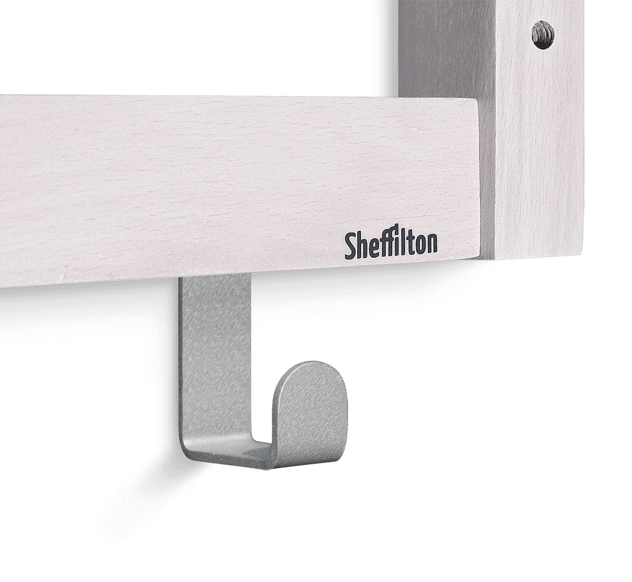 Вешалка Sheffilton Альберо SHT-WH4 беленый дуб/алюминий, 933035
