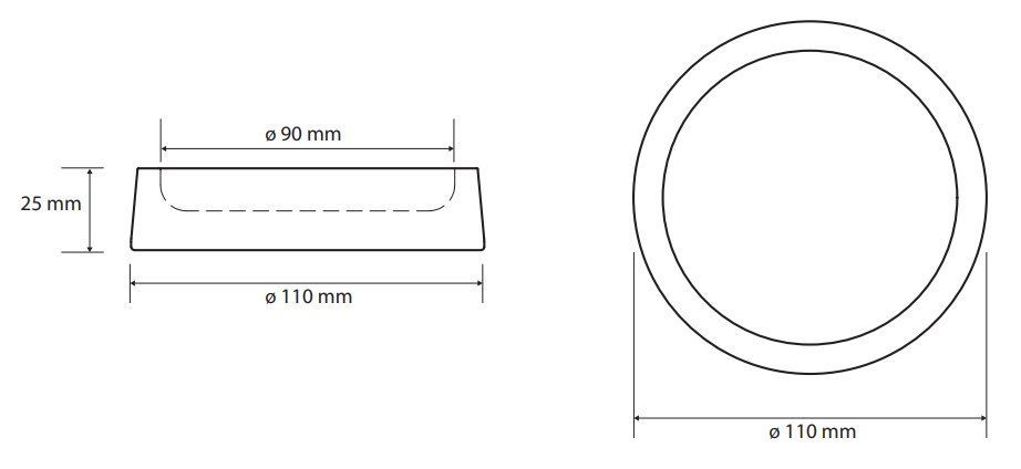 Мыльница черная Bemeta Gamma, 145608320