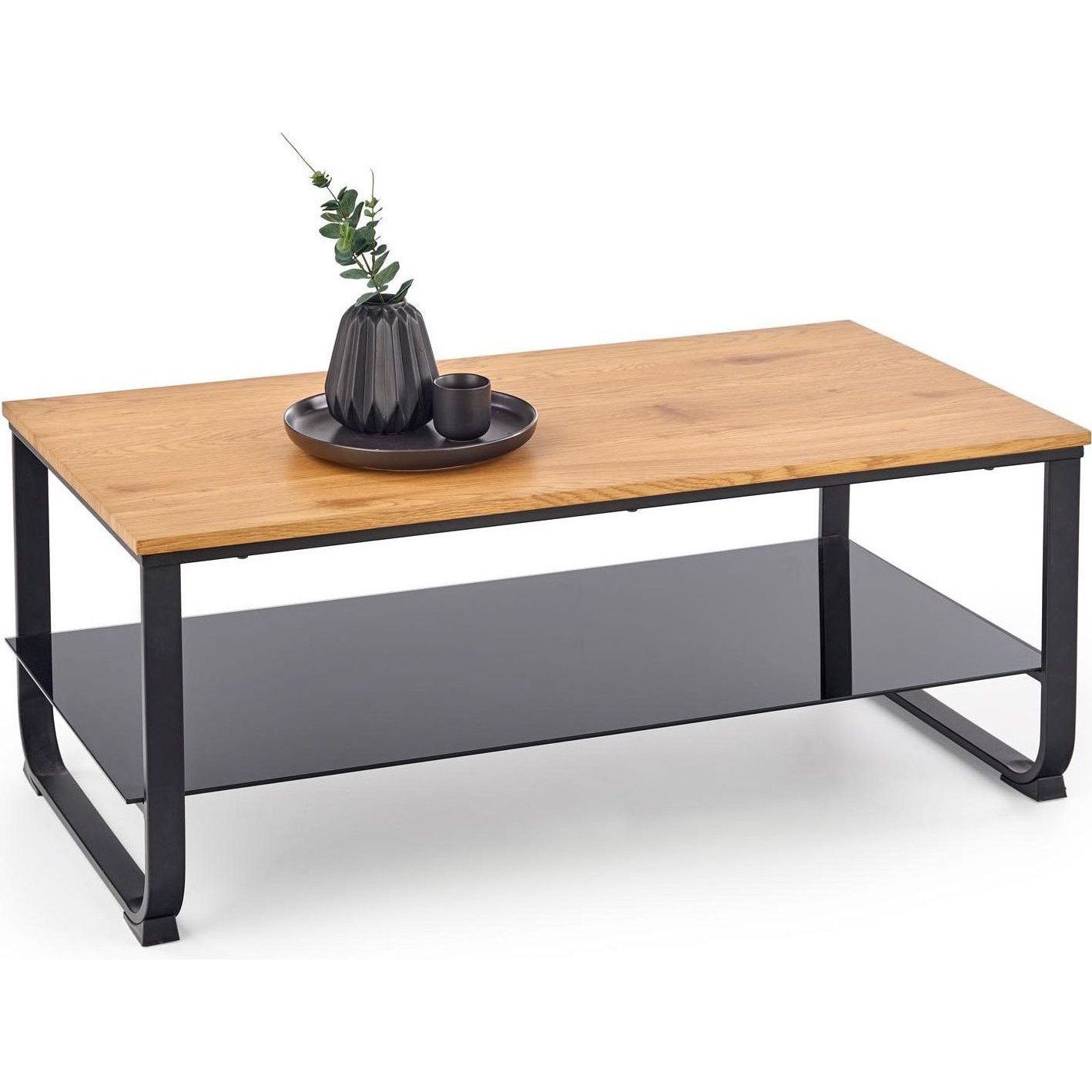 Стол журнальный Halmar Artiga дуб золотой/черный, V-CH-ARTIGA-LAW