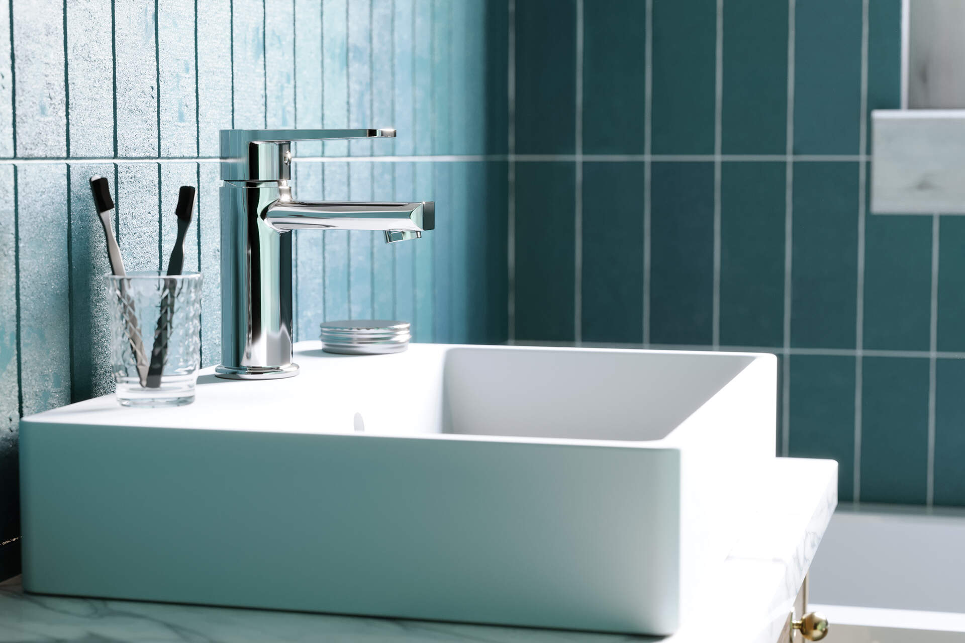 Умывальник накладной Deante Temisto 50x40, CDT_6U4S