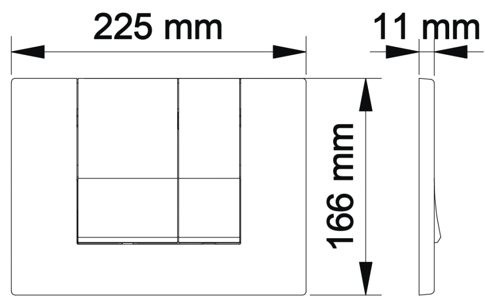 Инсталляция для скрытого монтажа унитаза Berges Novum кнопка S3 хром глянец, 040243