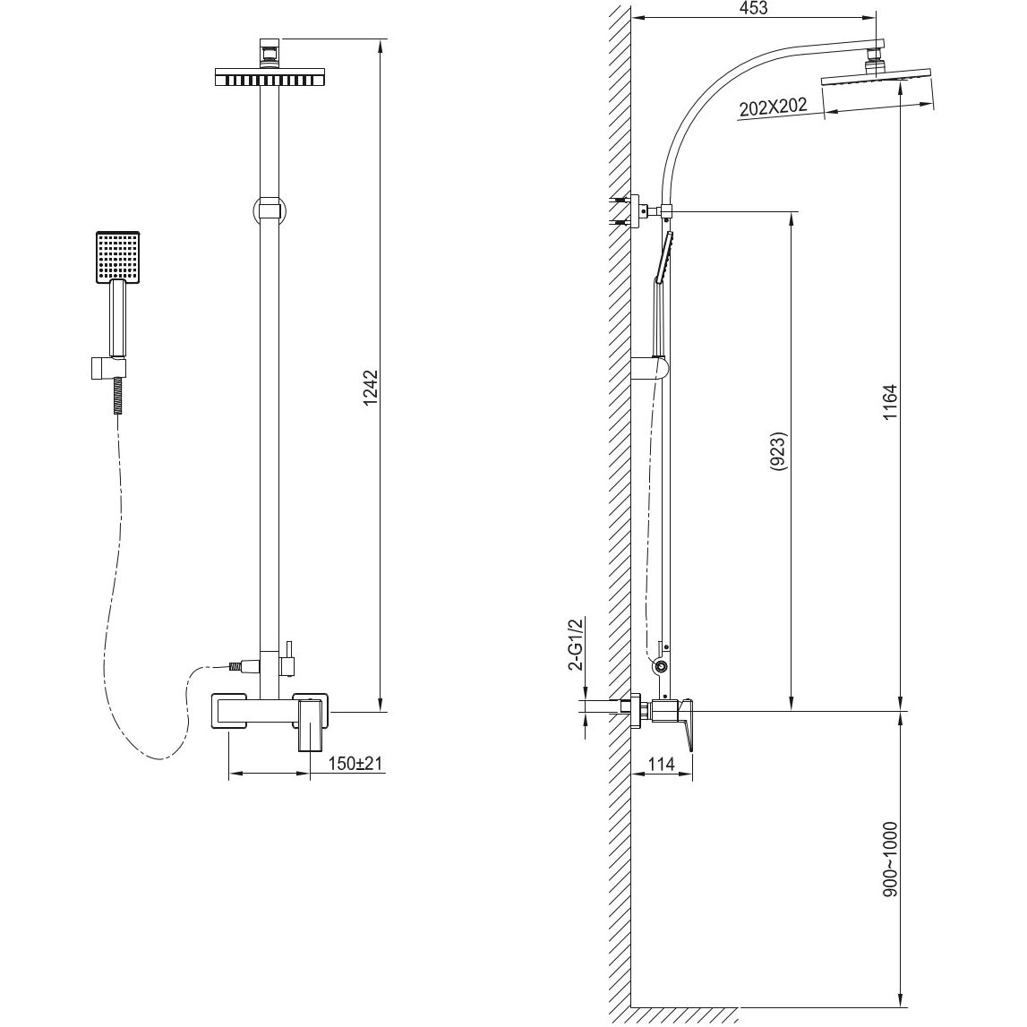 Душевая система Ahti Imatra, IM315000