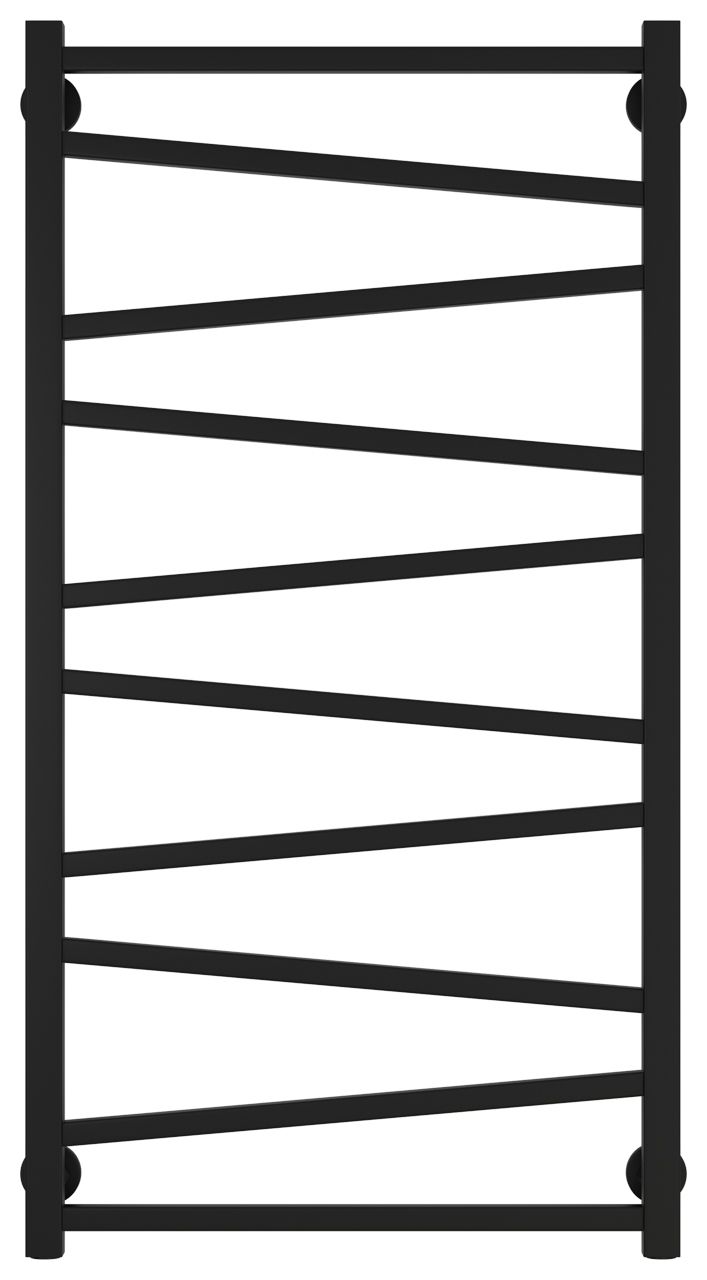 Водяной полотенцесушитель Сунержа Сирокко 1000x500 матовый черный