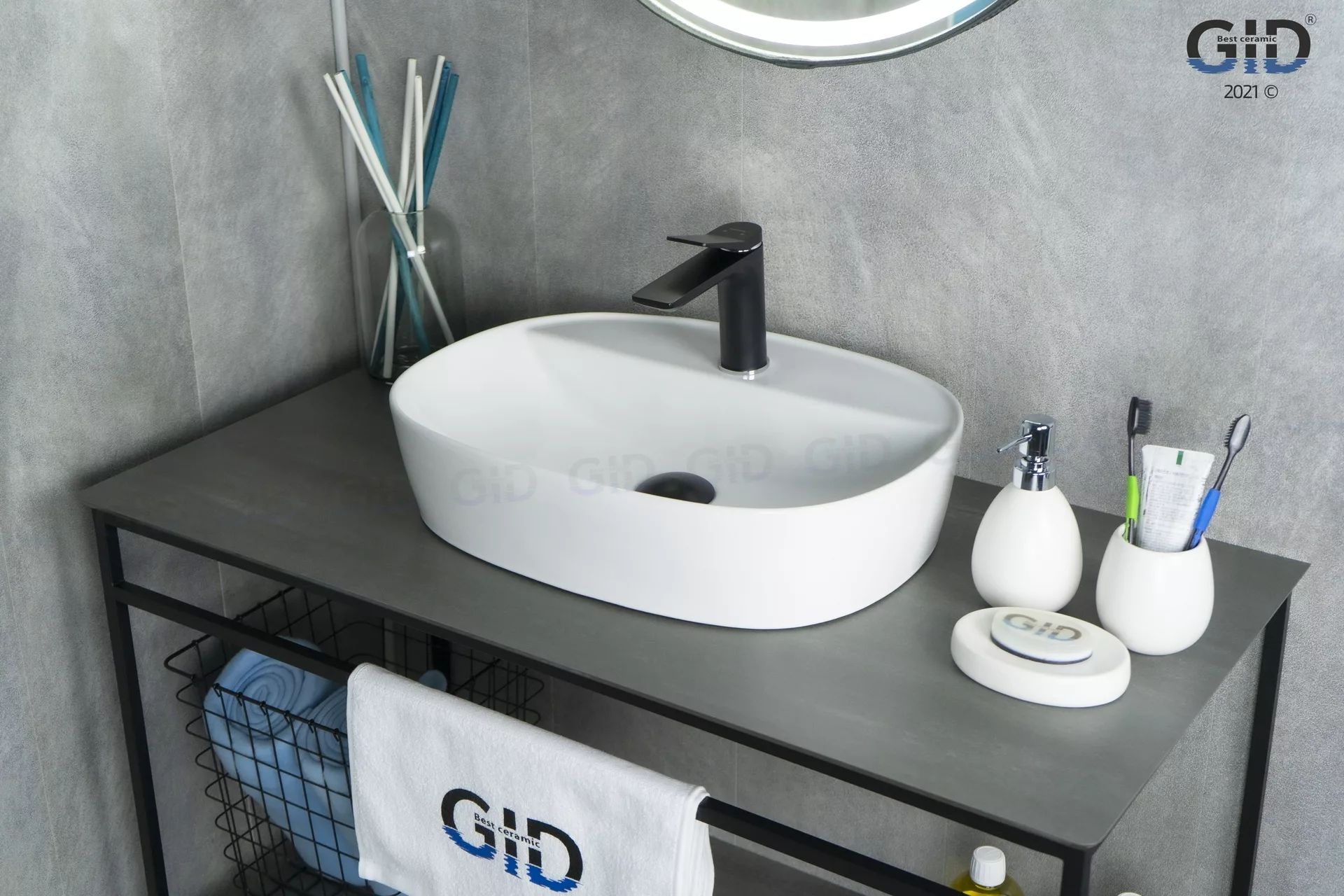 Умывальник Gid N9045 50x38, 51166