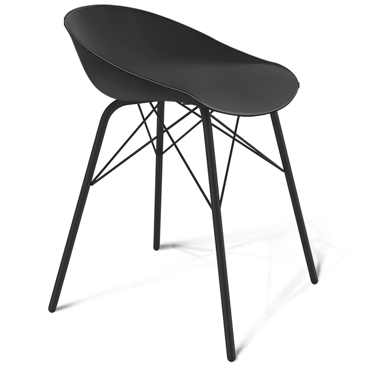 Стул Sheffilton SHT-ST19/S64 черный/черный муар, 207542