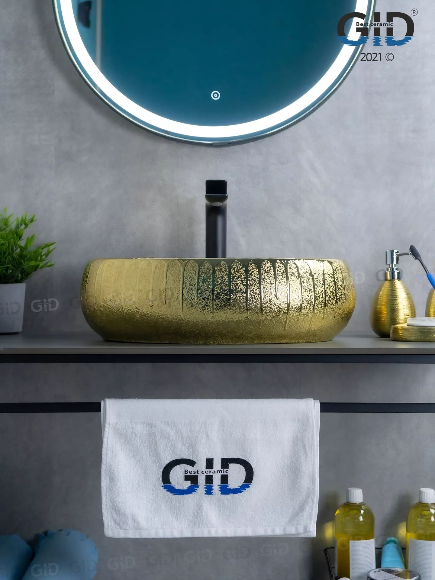 Умывальник Gid 9030G 48x34, 52234