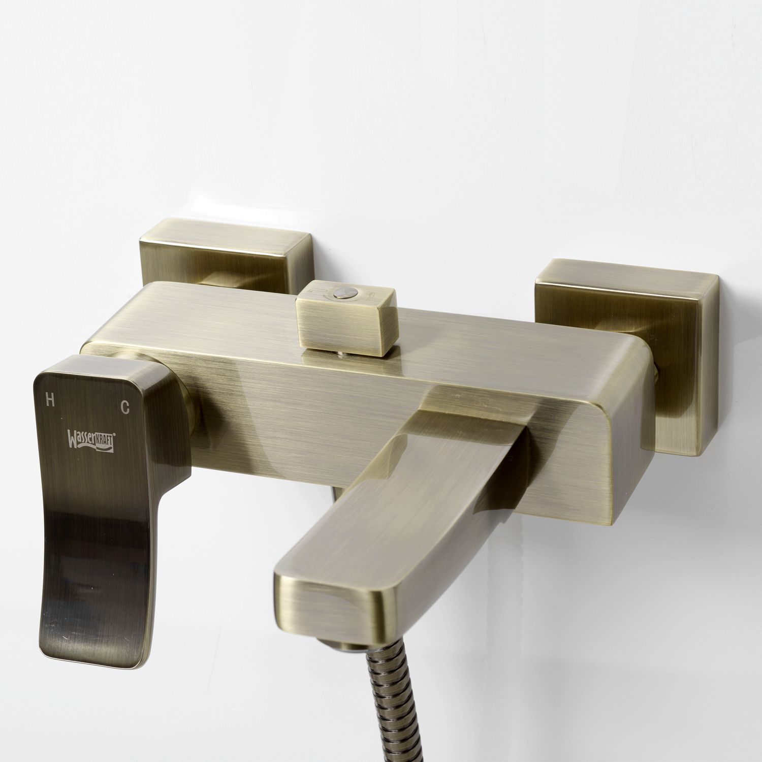 Смеситель для ванны с коротким изливом WasserKRAFT Exter, 1601