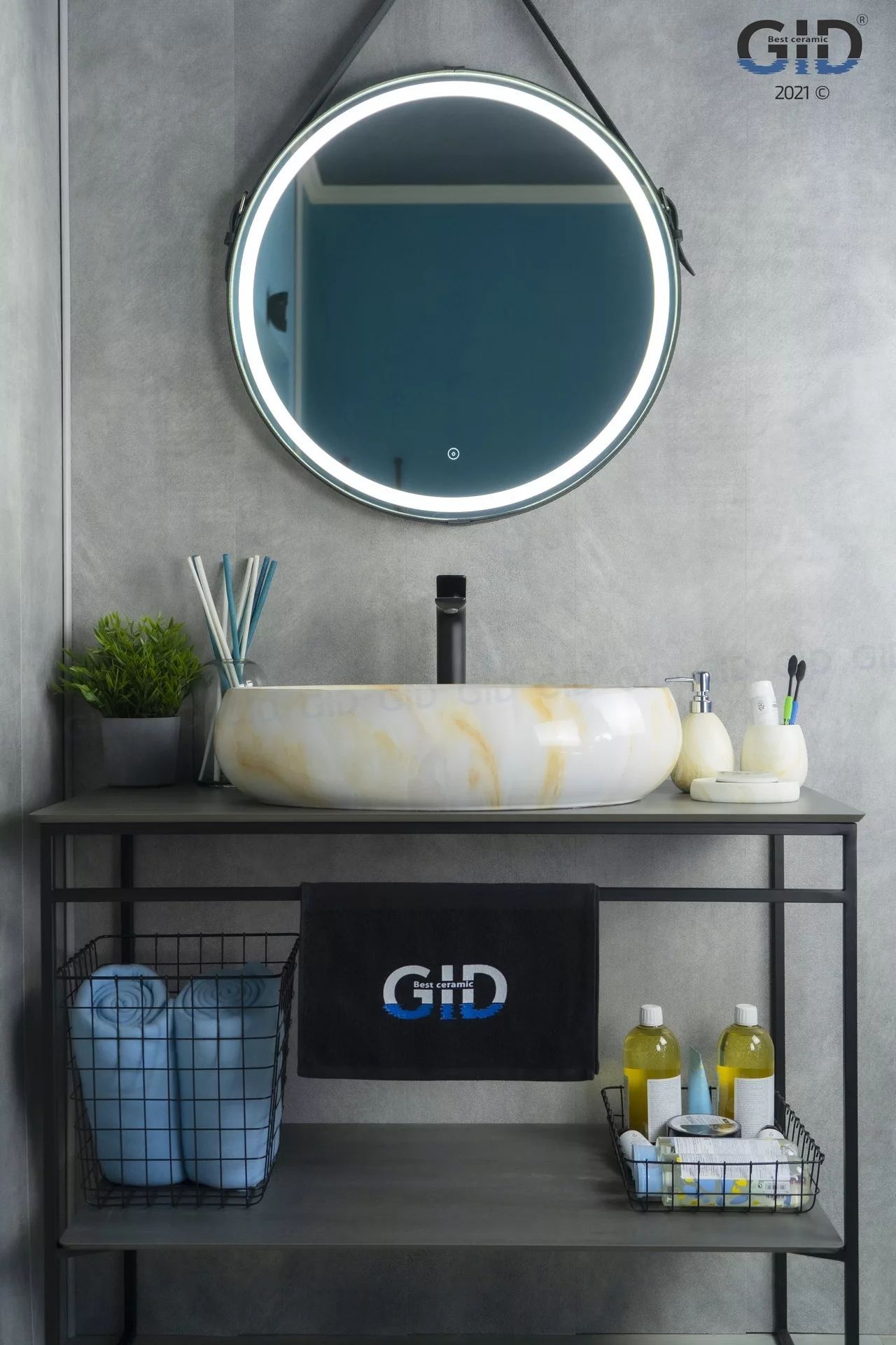 Умывальник Gid MNC166 60x41, 54407