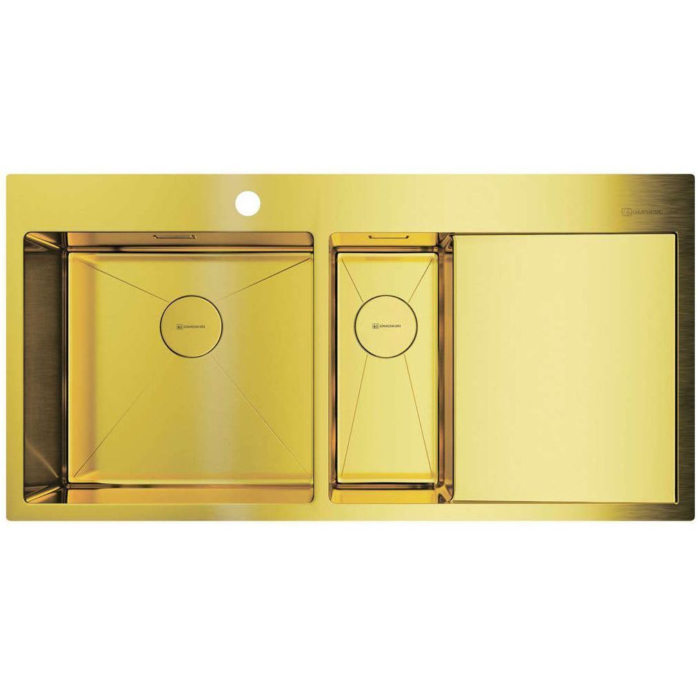 Мойка Omoikiri Akisame 100-2-LG-L, 4973089