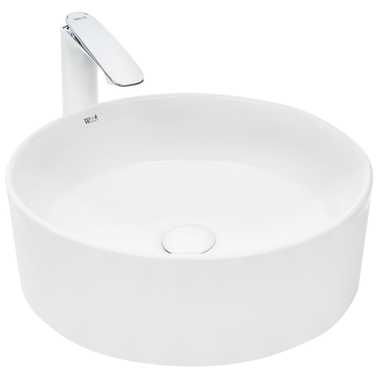 Раковина накладная WeltWasser ELBACH 3069 47x47