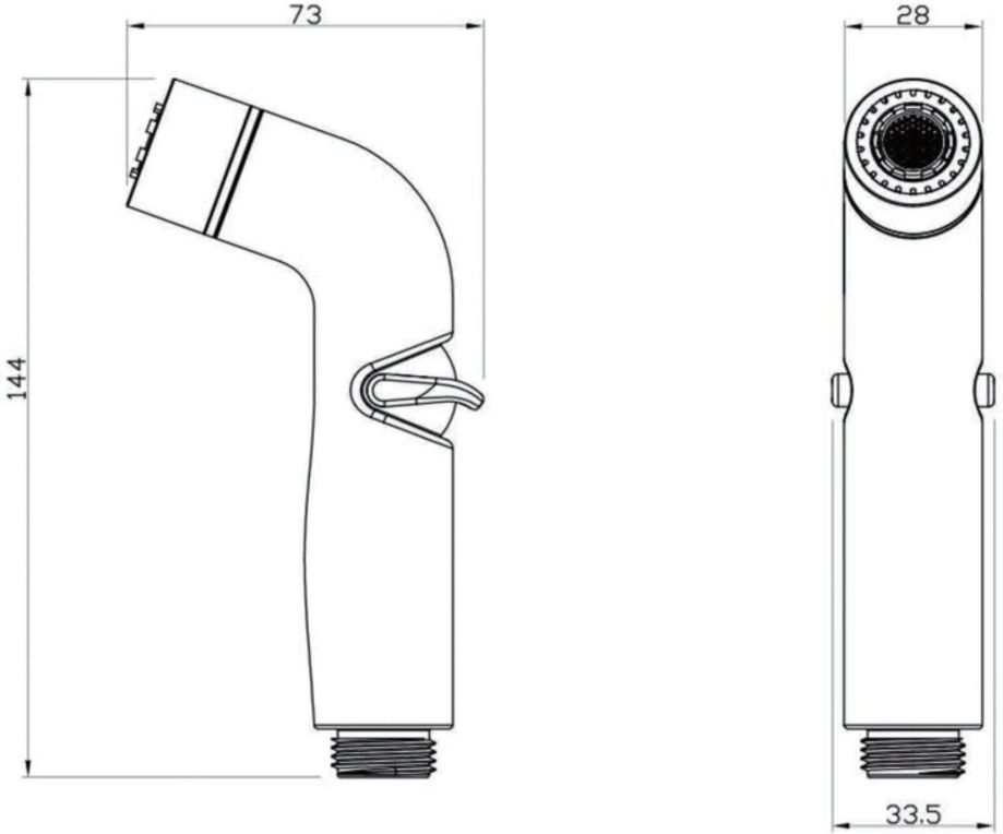 Гигиеническая лейка, Iddis, 040SC2Fi20