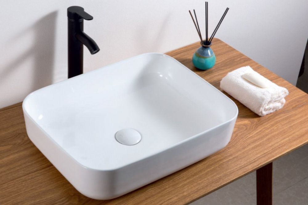 Раковина керамическая накладная Belbagno 50x39, BB1304