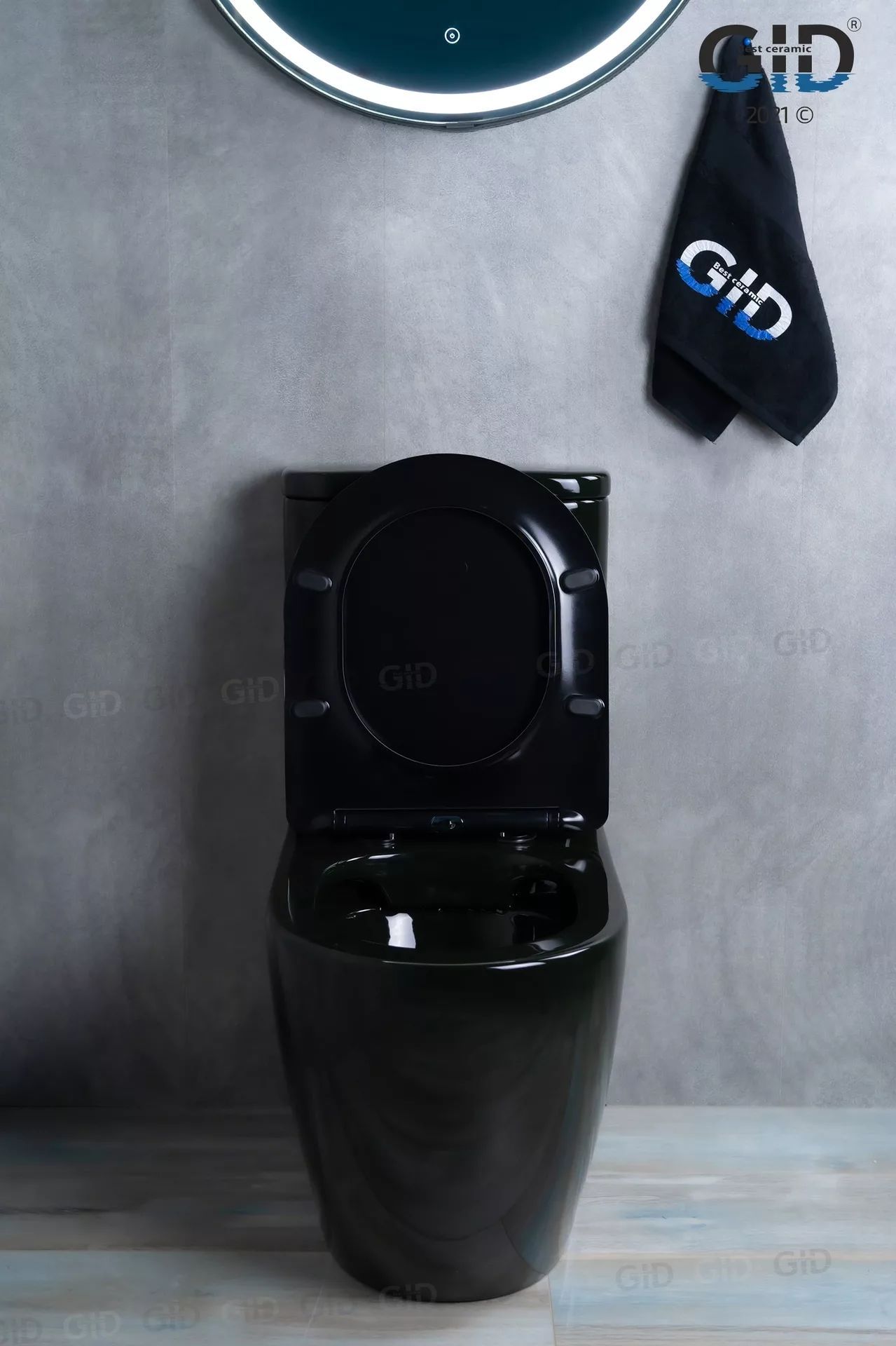 Унитаз напольный Gid TR2177BL, 62219Y