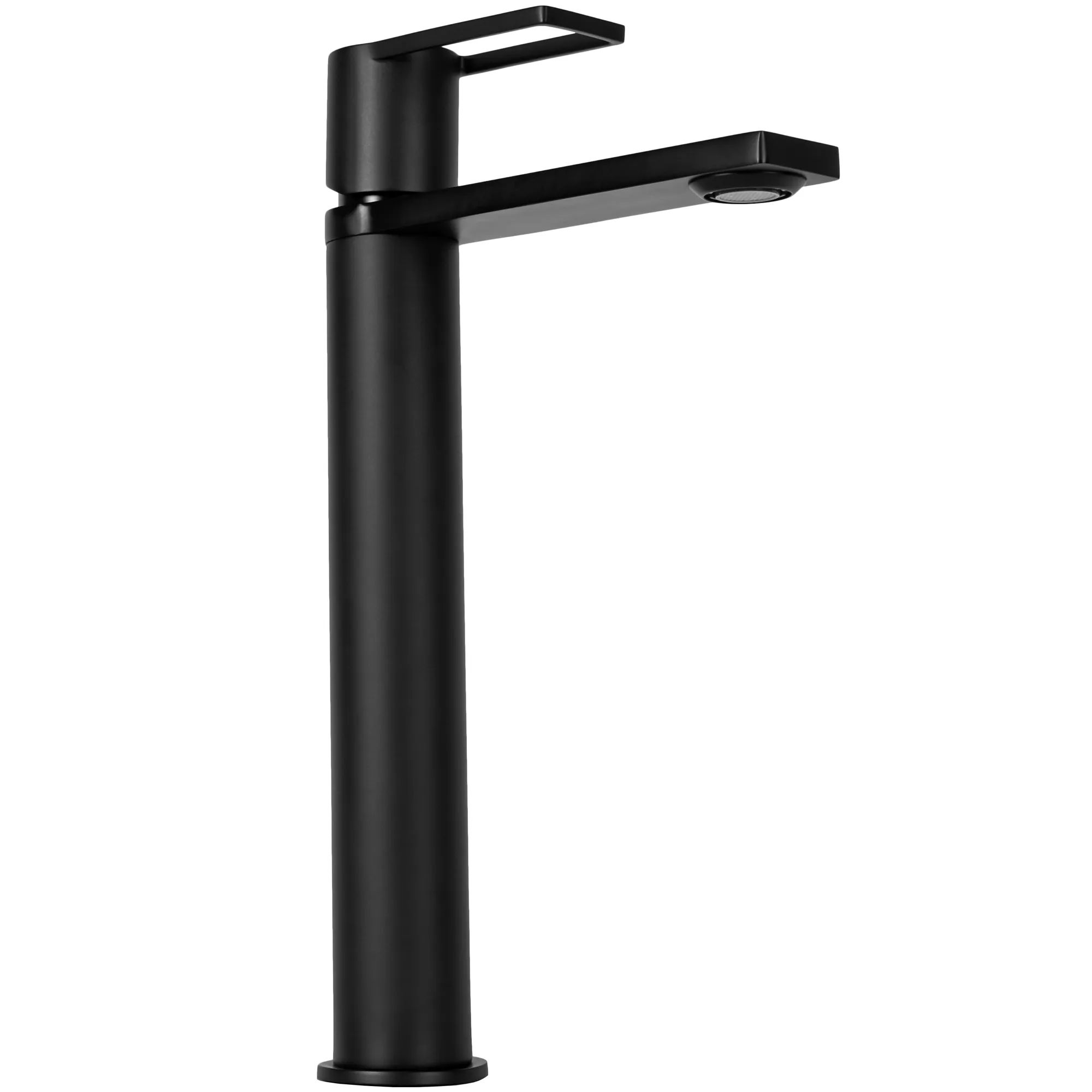 Смеситель для умывальника высокий Rea Flip Black, REA-B2007