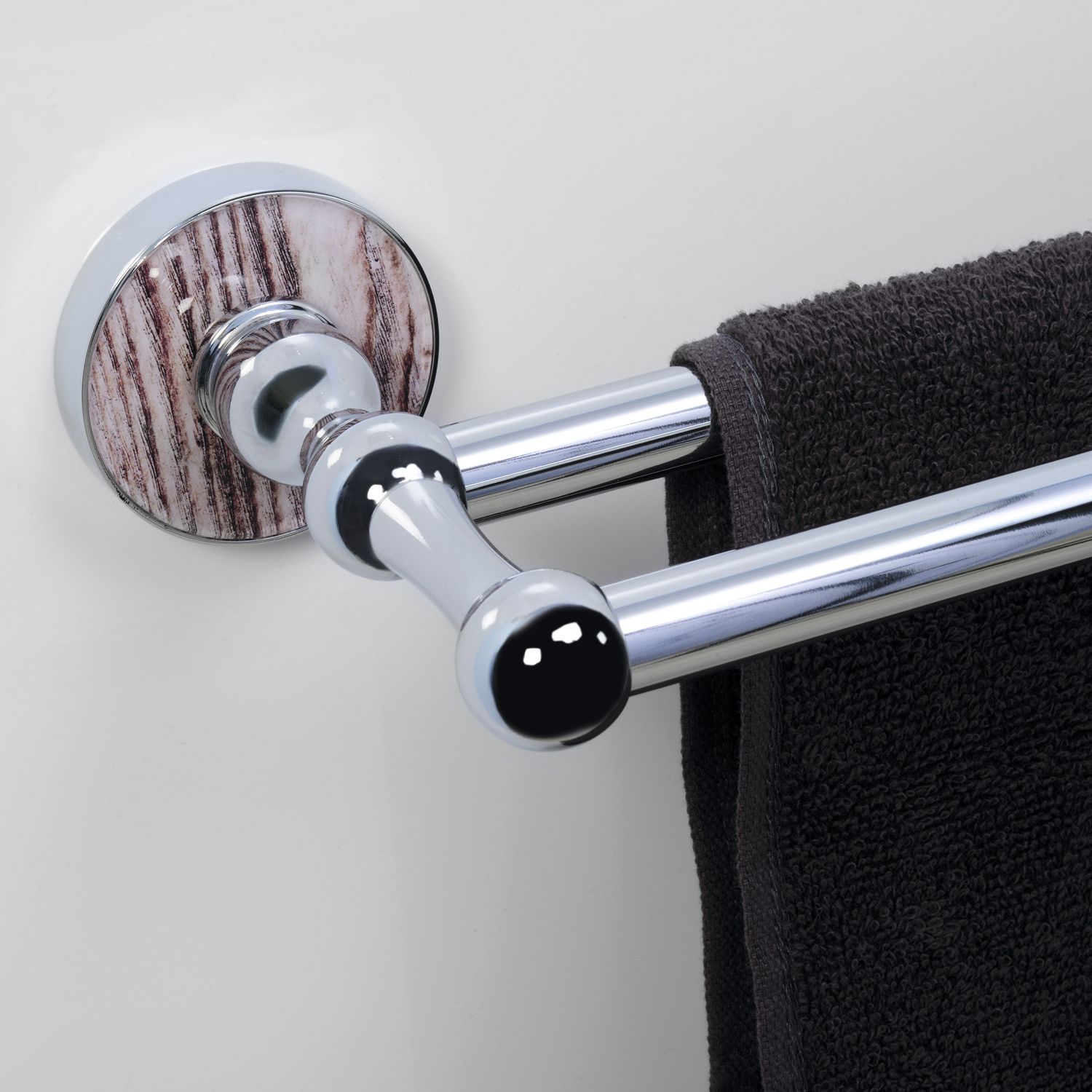 Штанга для полотенец двойная WasserKRAFT Regen, K-6940