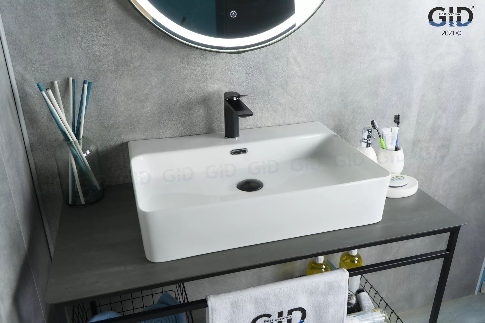 Умывальник Gid N9256 60x42, 51172