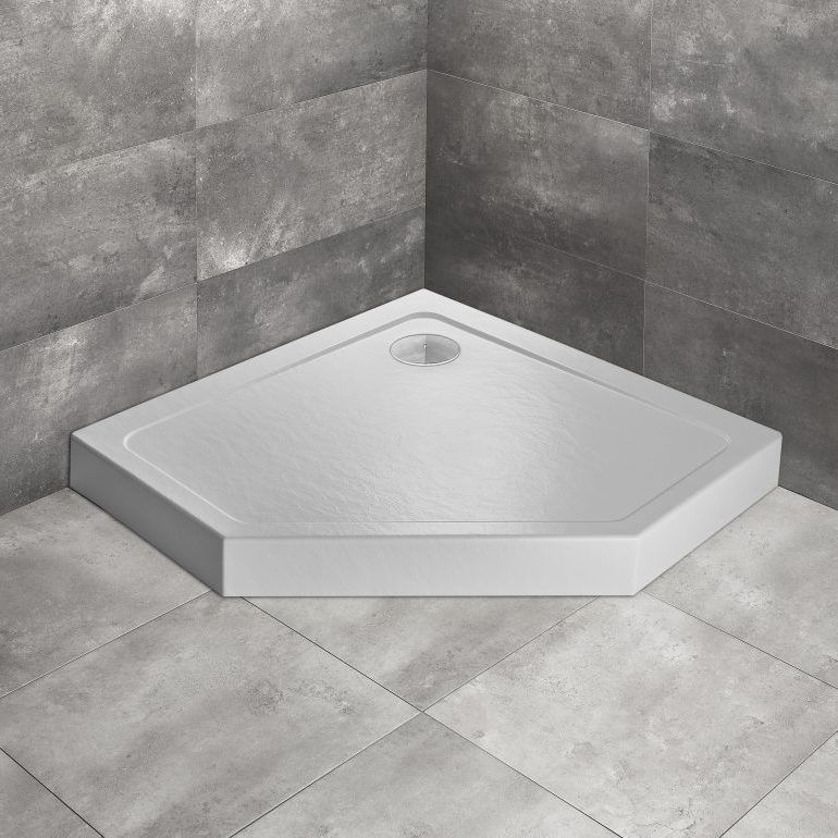 Душевой поддон Radaway Doros PT Compact Stone White