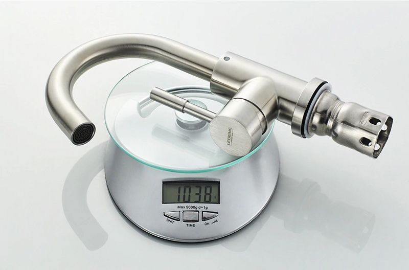 Смеситель для умывальника из нержавеющей стали Ledeme L1098-3