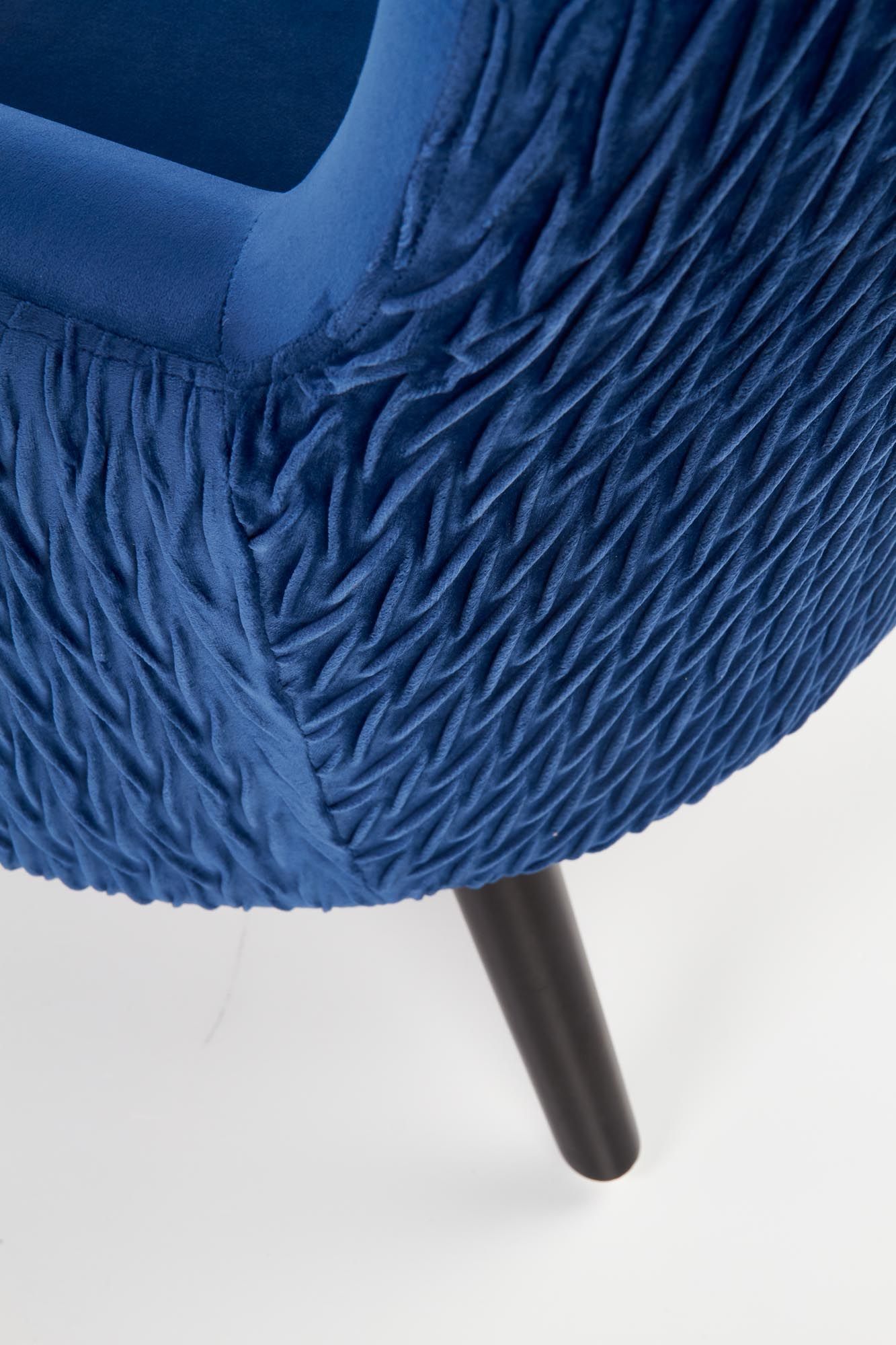 Кресло Halmar Ravel темно-синий/черный, V-CH-RAVEL-FOT-GRANATOWY