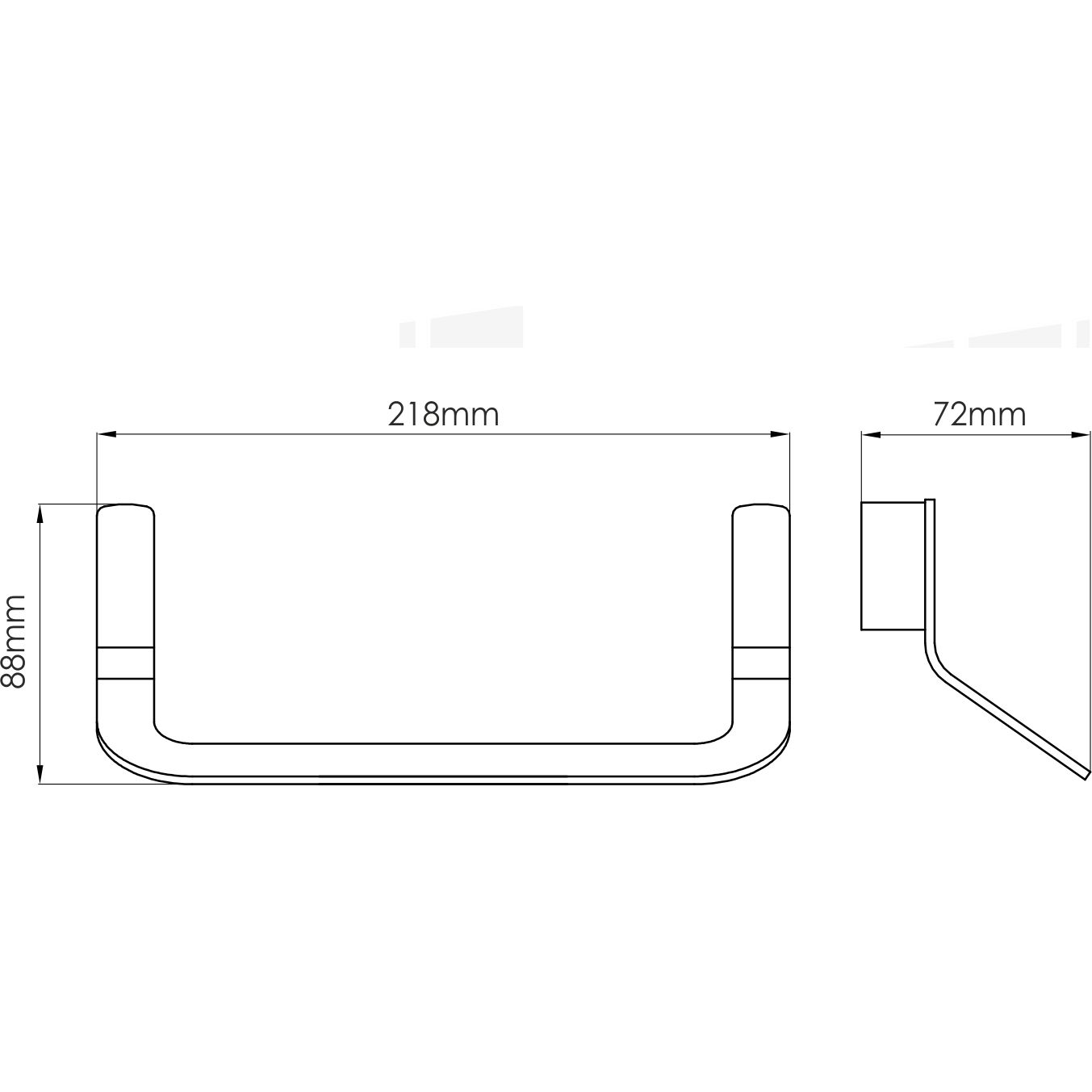 Держатель полотенец WasserKRAFT Sauer, K-7960