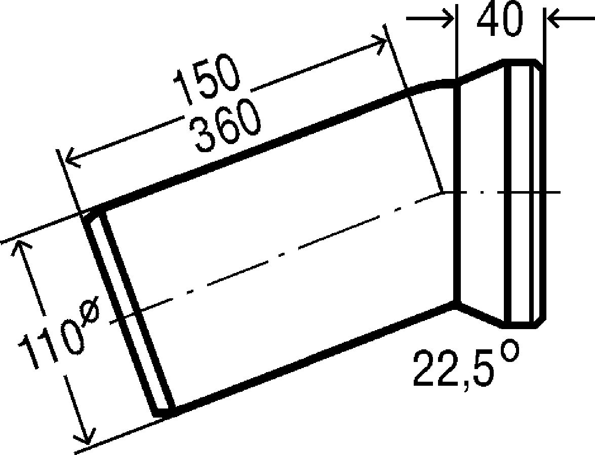 Отвод для унитаза Viega под угол 22,5°, 101855