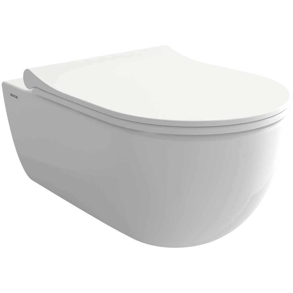 Унитаз подвесной Bocchi V-Tondo Rimless с бидеткой белый, 1416-001-0128