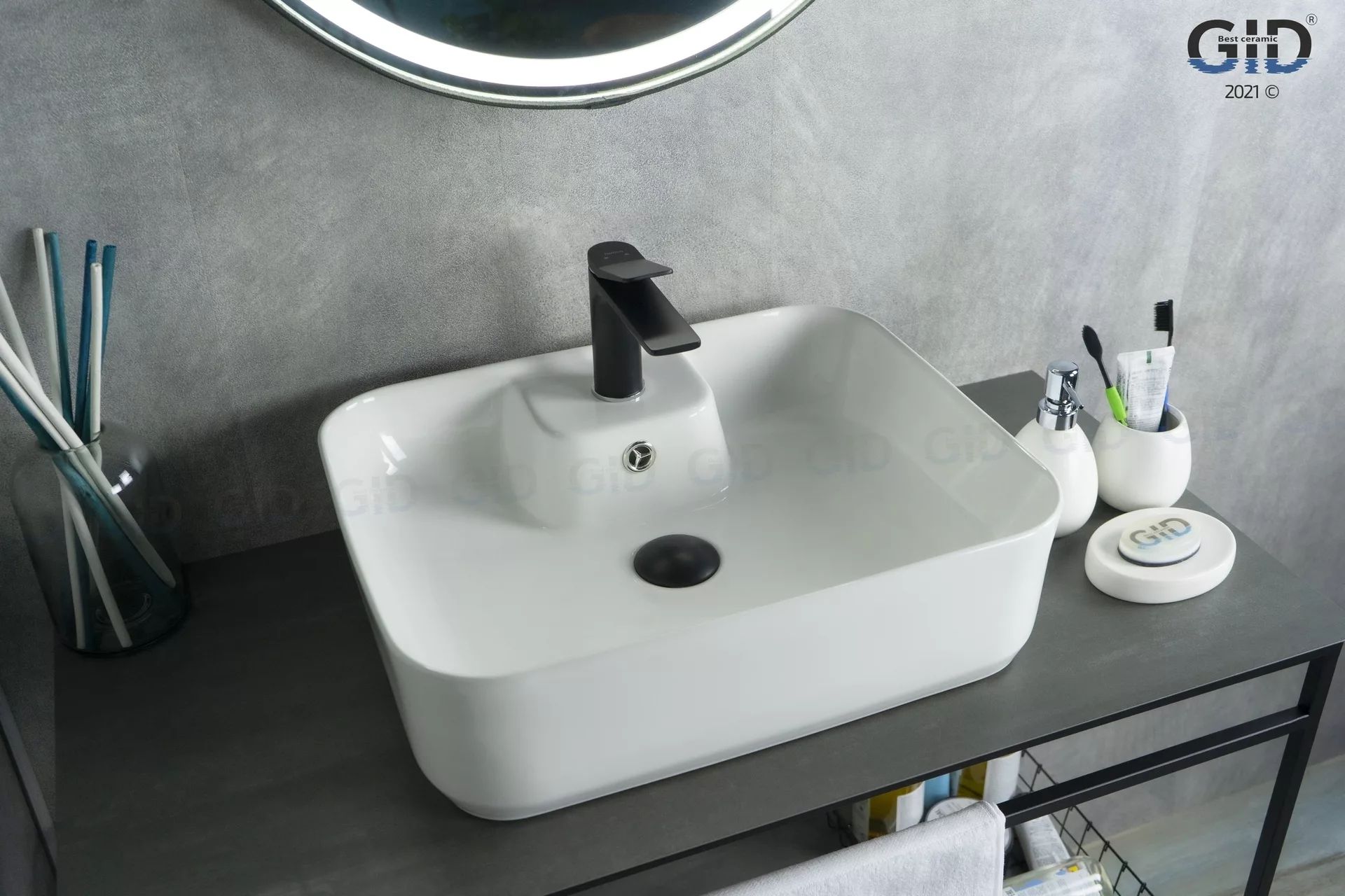 Умывальник Gid N9445 52x41.5, 51155