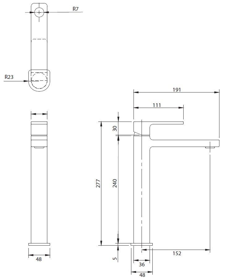 Смеситель для умывальника Omnires Baretti, BA7812CR