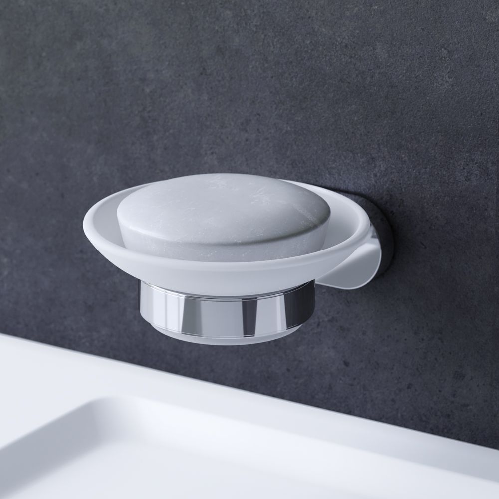 Стеклянная мыльница с настенным держателем AM.PM Sense, A7434200