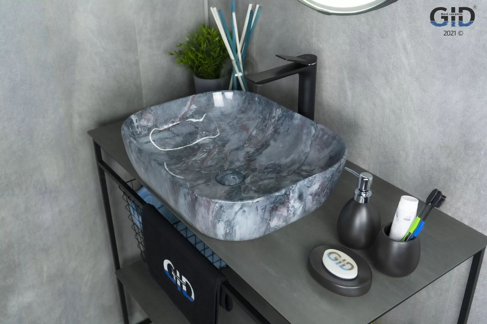 Умывальник Gid K397G124 50x40, 54401