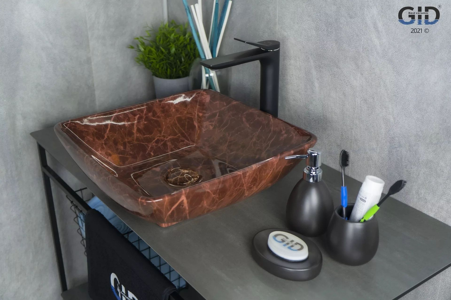 Умывальник Gid MNC182 41.5x41.5, 54419