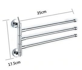 Полотенцедержатель с 3 планками Ledeme L113