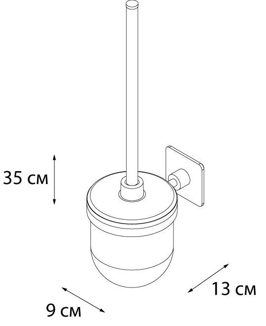 Ерш настенный Fixsen Square, FX-93113