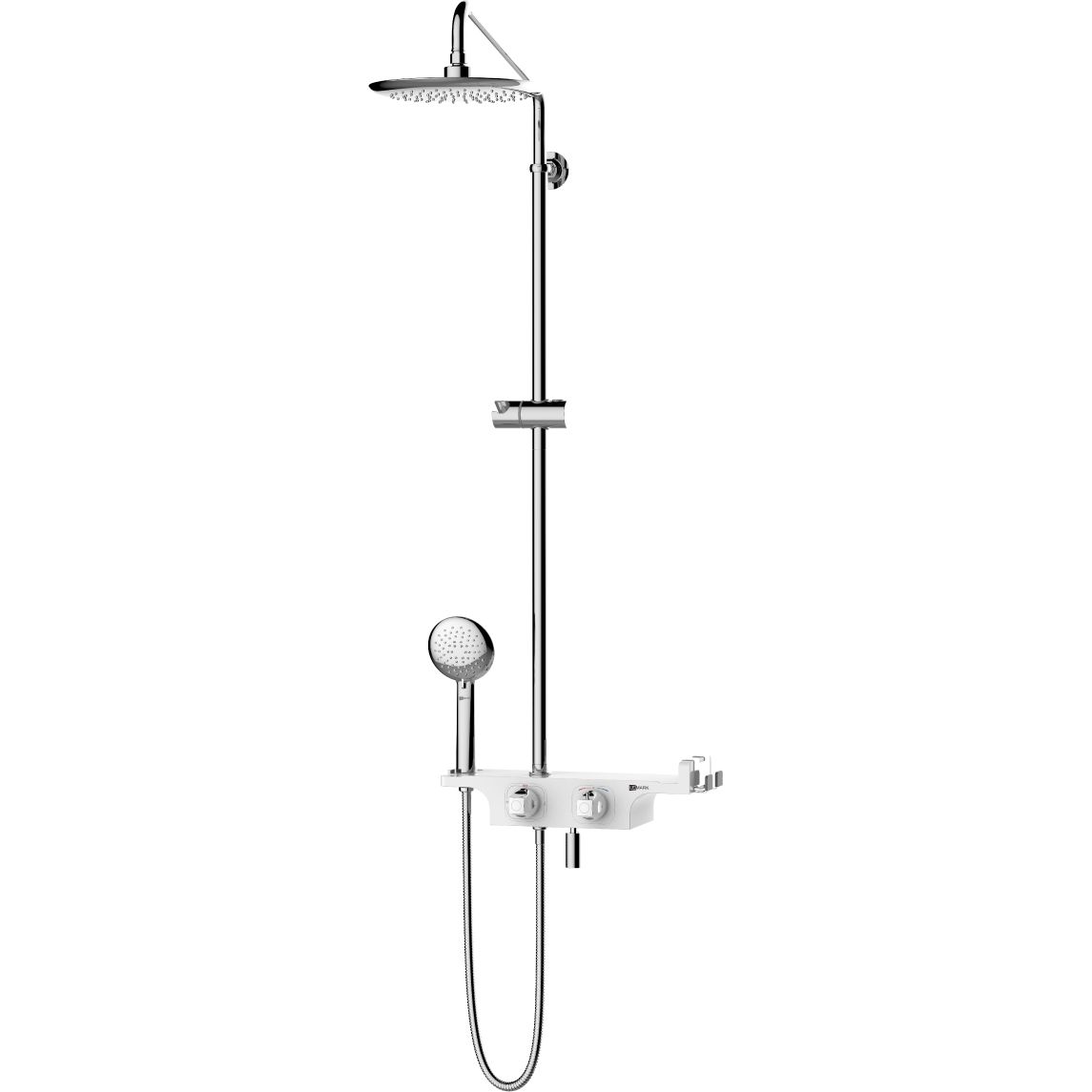 Смеситель для ванны термостат 3 функции поворотный излив Lemark Tropik, LM7008C