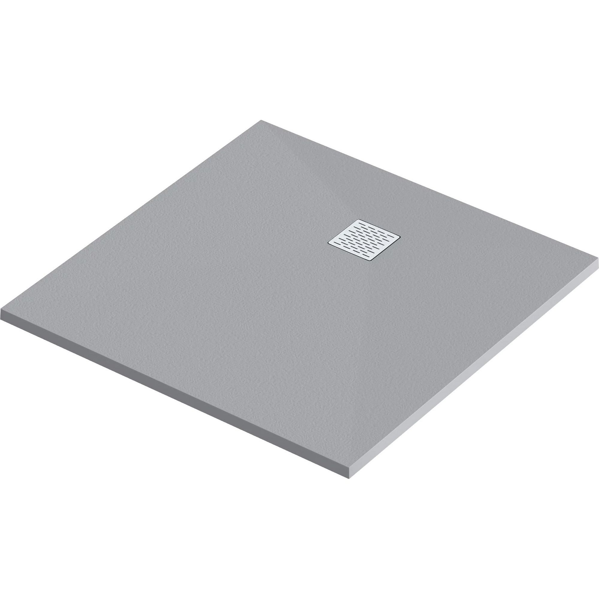 Мраморный душевой поддон Good Door Essentia CR графит 90x90, ЛП00182