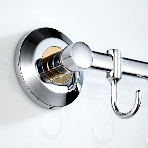 Планка с 5 крючками хром/золото Ledeme L204-5