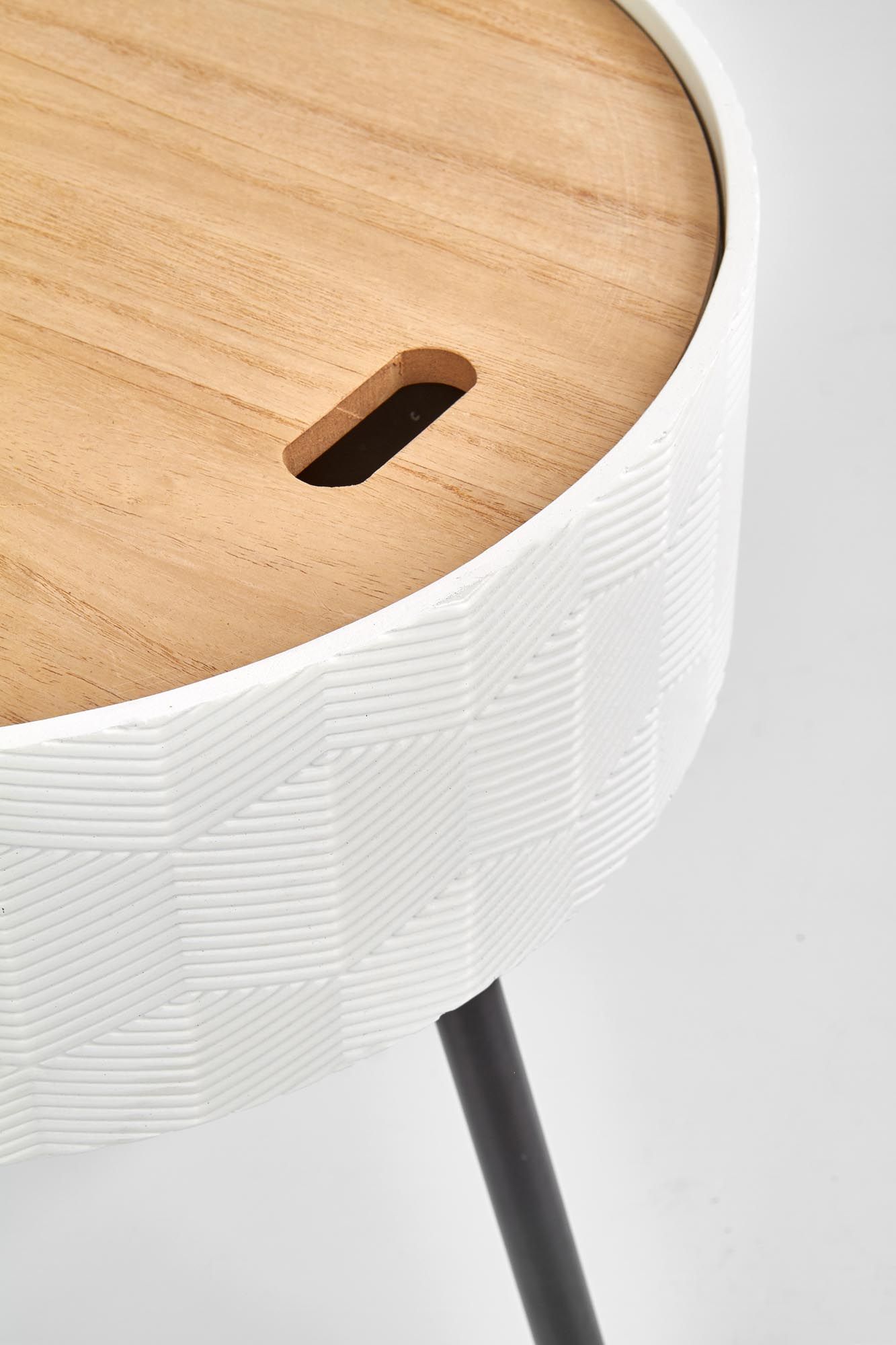 Стол журнальный Halmar Aura белый матовый, V-CH-AURA-LAW-BIALY